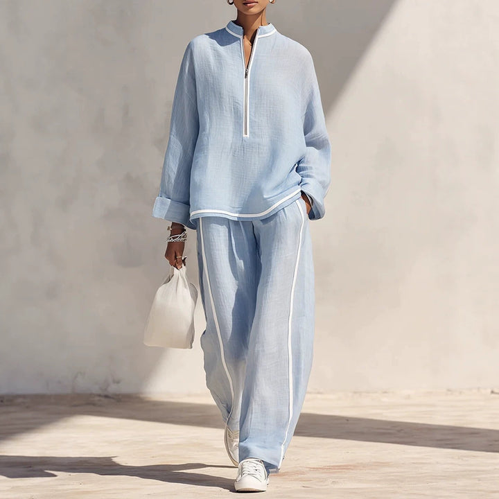 Damen Luftiges und elegantes Pyjama-Set Drune