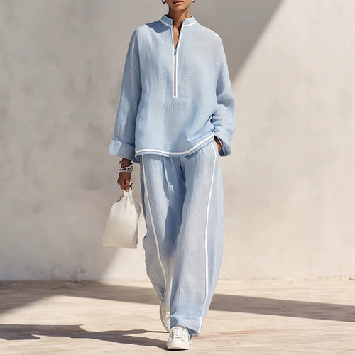 Damen Luftiges und elegantes Pyjama-Set Drune