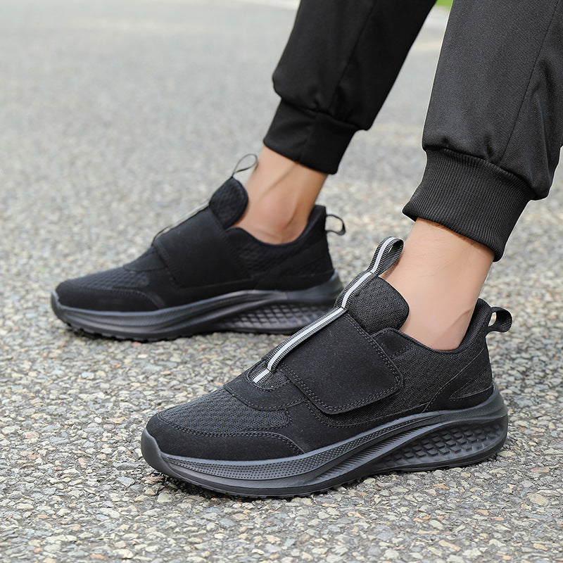 Herren nan urbaner Slip-On-Sneaker mit Klett-Frontverschluss, elastischem Zugsystem und mehrschichtiger Dämpfung Drune