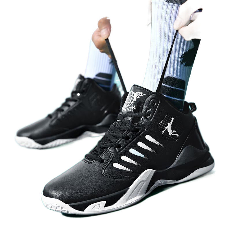 Herren Performance-Basketballschuhe mit gepolsterter Knöchelmanschette und griffiger Courtsohle Drune