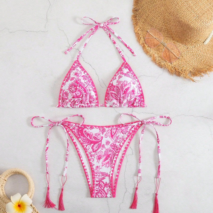 Damen Bikiniunterteil mit eleganten Quastendetails Drune