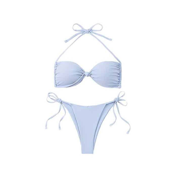 Damen Bandeau-Bikini mit tausend Möglichkeiten zur Anpassung Drune