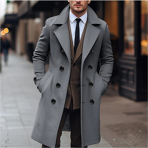 Herren eleganter Trenchcoat Drune