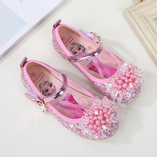 Mädchen Ballerina Schuhe mit funkelnden Perlenapplikationen Drune