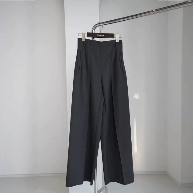 Damen Elegante und weite Stoffhose Drune