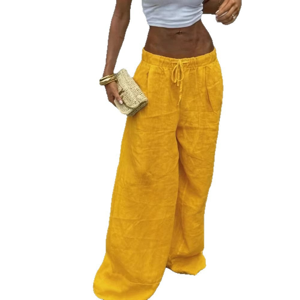 Damen weite Palazzohose Drune