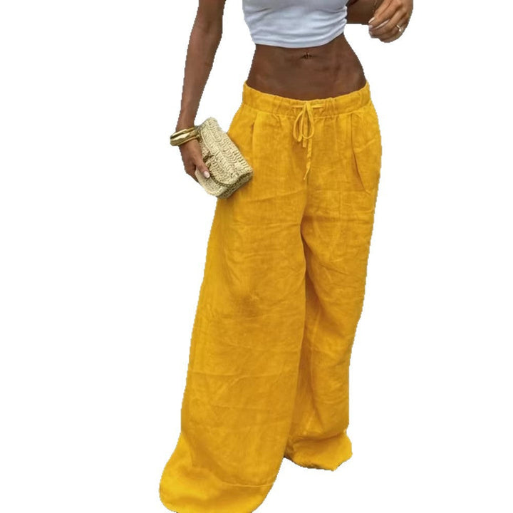 Damen weite Palazzohose Drune