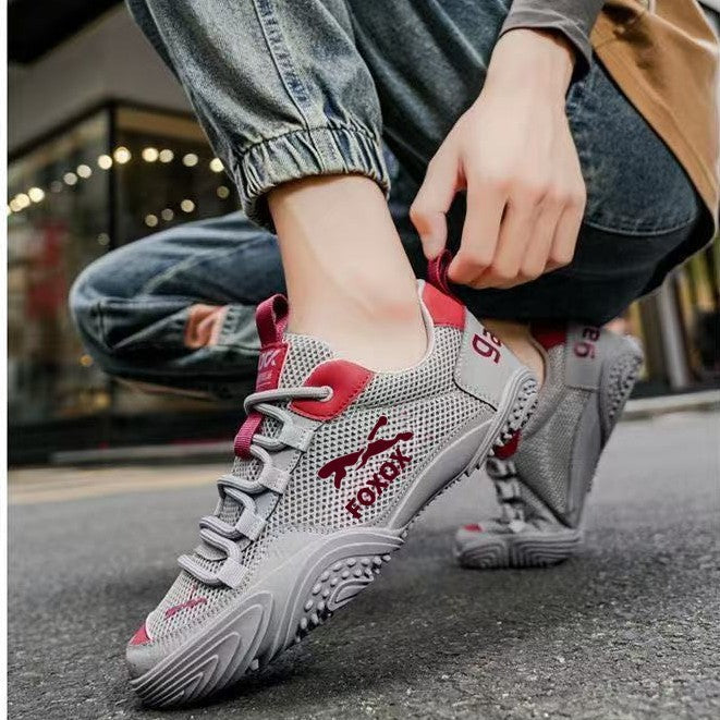 Damen Sportliche Fitnessschuhe mit rutschfester Sohle und atmungsaktiver Netzstruktur Drune