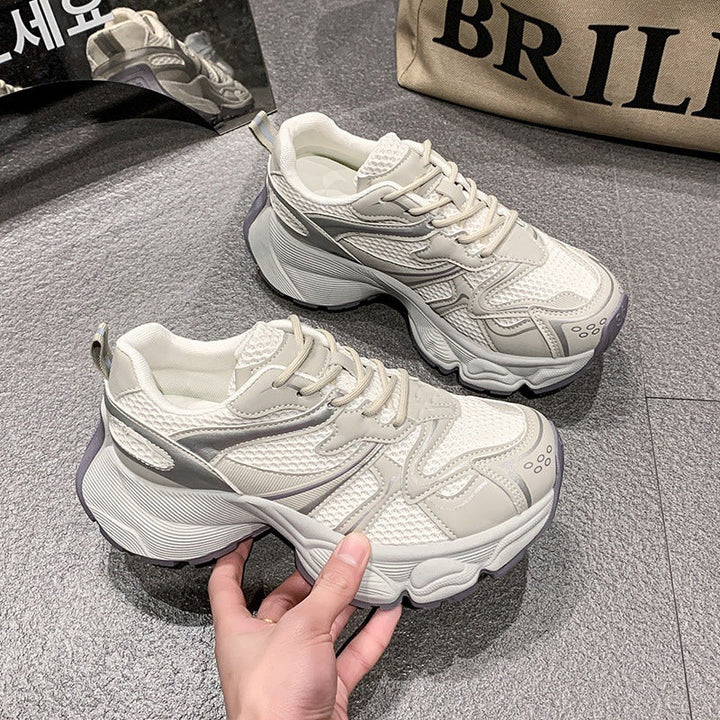 Damen Komfortable Lauf Sneakers mit atmungsaktivem mesh-Obermaterial und dämpfender Sohle Drune