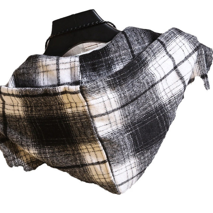 Herren Karo‑Flanell‑Hoodie‑Overshirt mit Kapuze, Brusttasche und Knopfleiste Drune