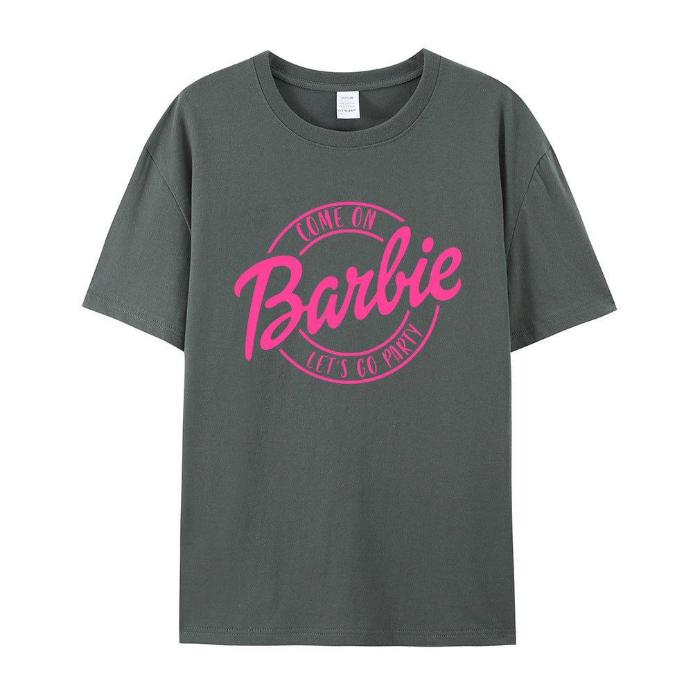 Drune | Retro Party Barbie Print T-shirt