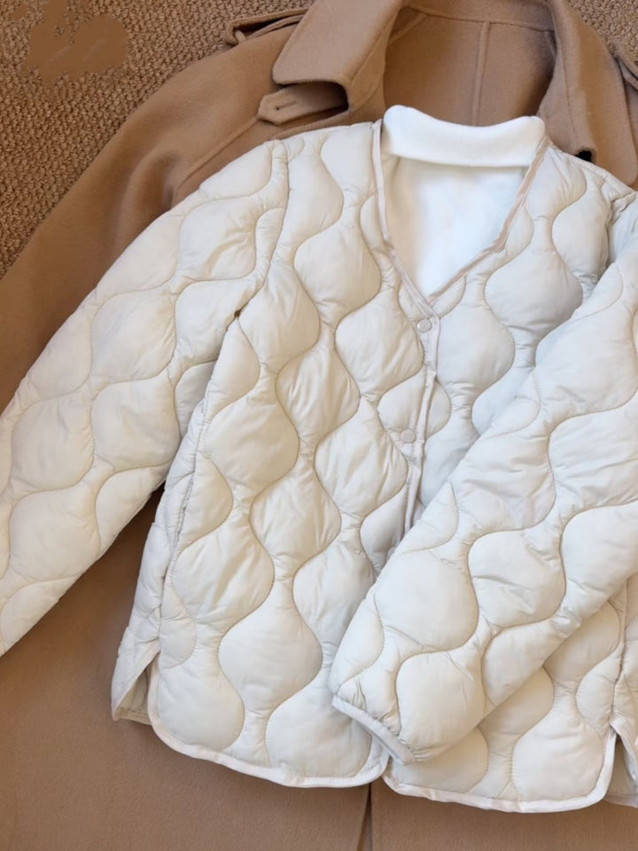 Damen Elegante, gefütterte Steppjacke Drune