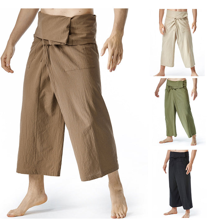 Herren Relaxed Fit Utility Wickelrock Drune