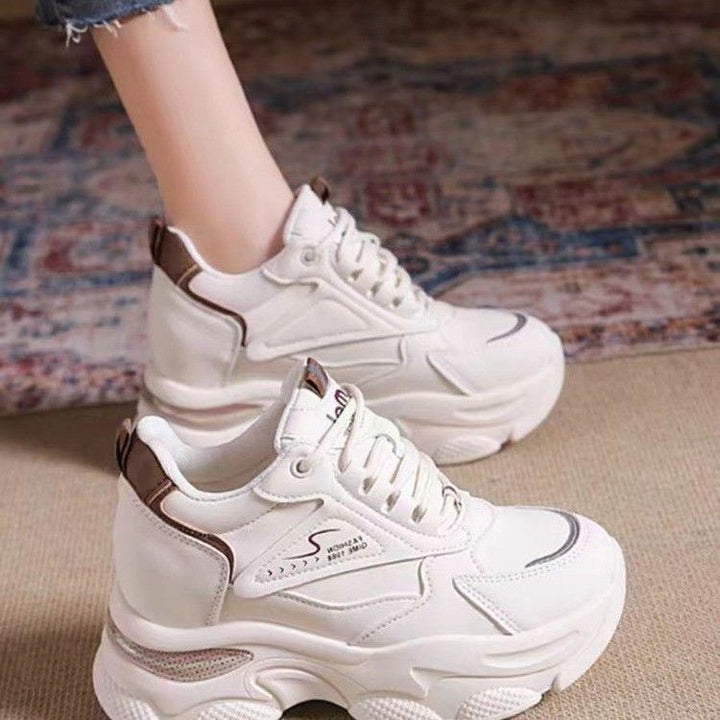 Damen Sportive Chunky Sneakers mit atmungsaktivem Obermaterial und rutschfester Sohle Drune