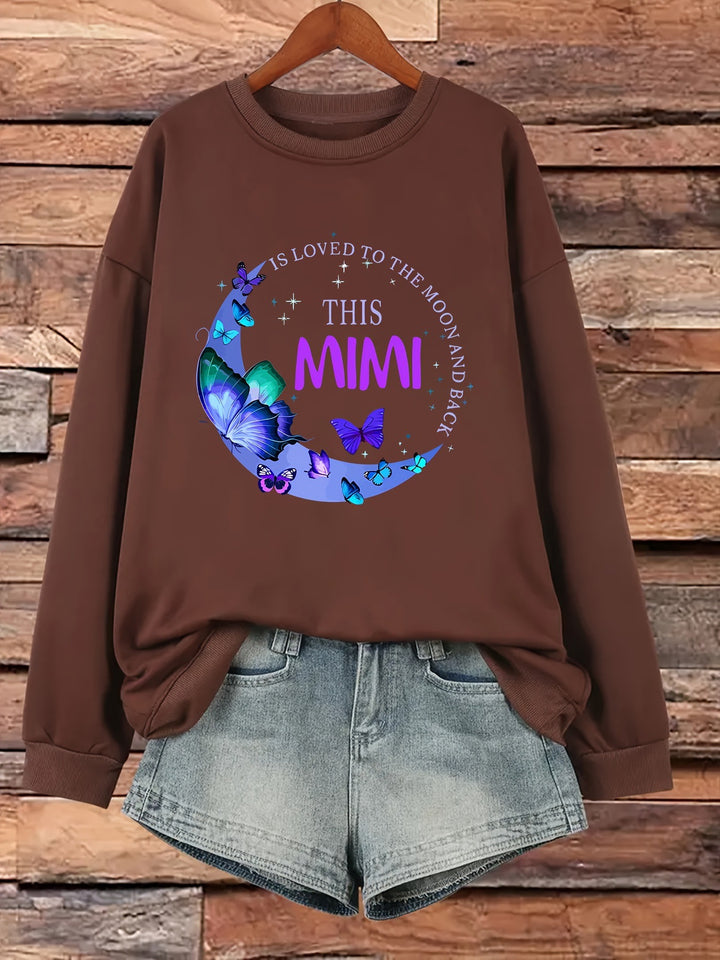 Damen Grafischer Sweatshirt Drune