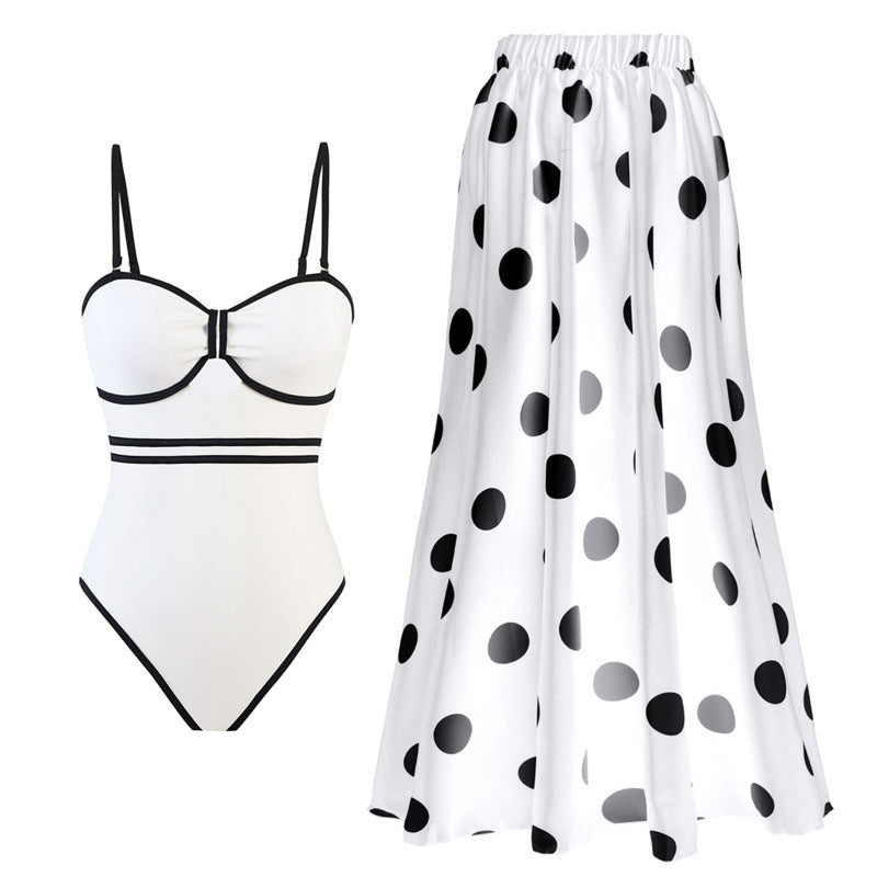 Damen Badeanzug mit elegantem Rock Drune