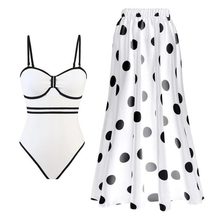 Damen Badeanzug mit elegantem Rock Drune