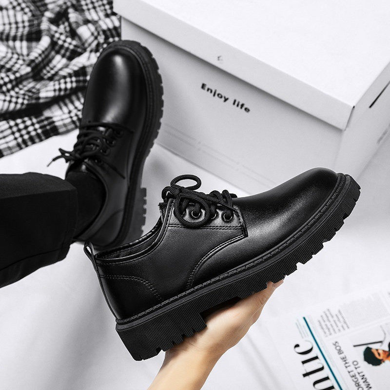 Herren Klassische Schnürschuhe mit robuster Sohle Drune