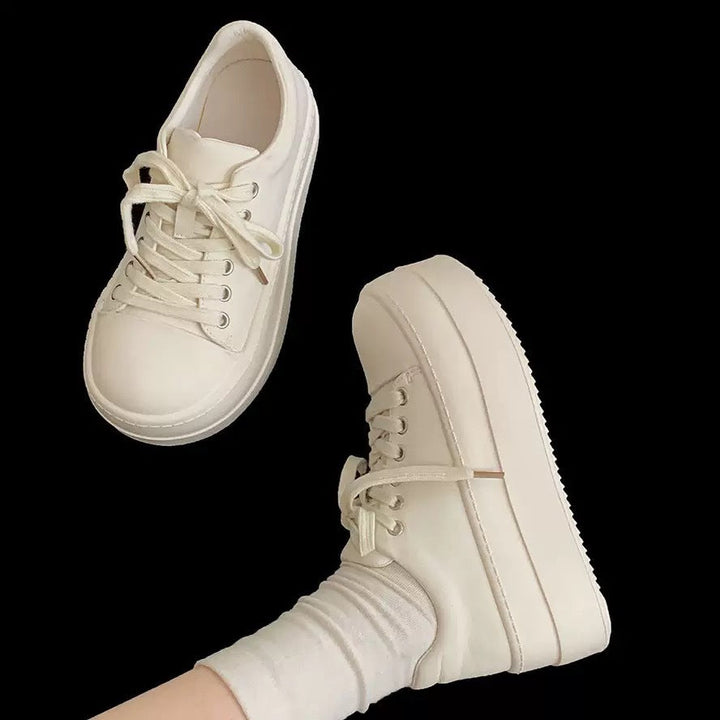 Damen Plateau-Sneaker mit modischem Design und bequemer Dämpfung Drune