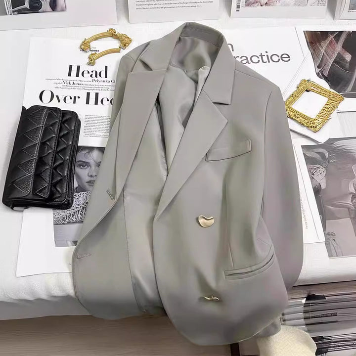 Damen Doppelt geknöpfter Blazer Drune