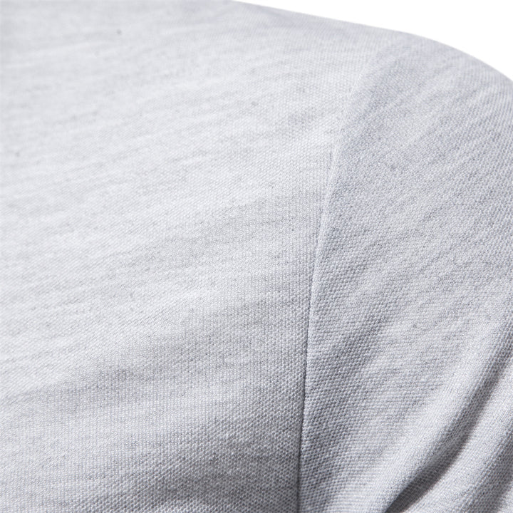 Herren Langarm Poloshirt mit modernem Kontrastkragen und hochwertigem Baumwollmix Drune