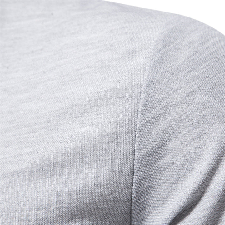 Herren Langarm Poloshirt mit modernem Kragen und atmungsaktiver Baumwollqualität Drune