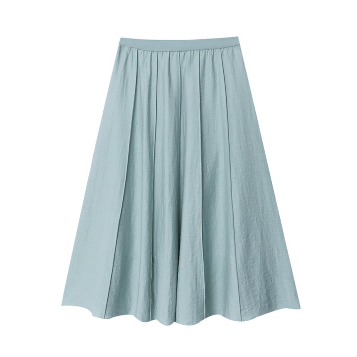 Damen luftige Bluse mit Puffärmeln und Knopfdetails Drune