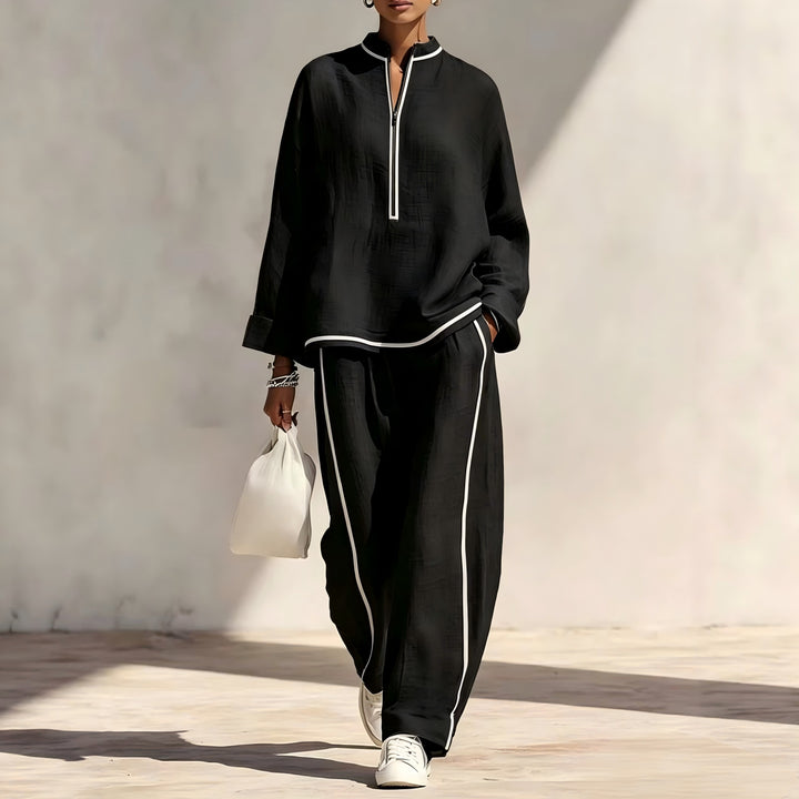 Damen Luftiges und elegantes Pyjama-Set Drune