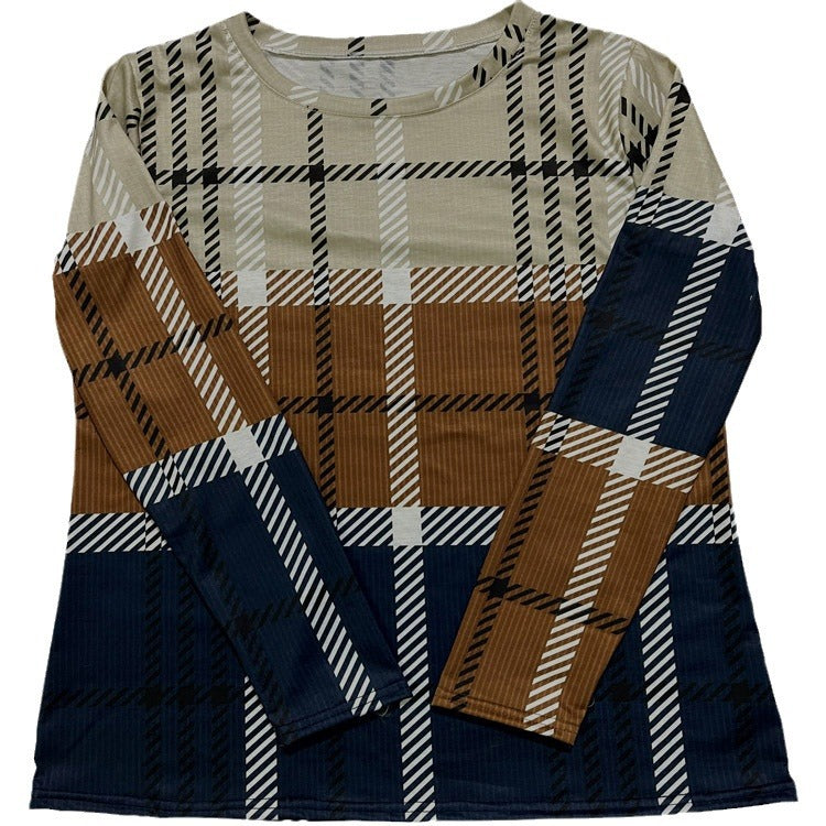 Drune | Bedruckter legerer Pullover Top