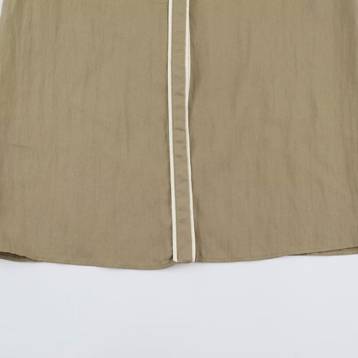 Damen Hemdblusenkleid mit Kontrastpaspel und Taillengürtel Drune