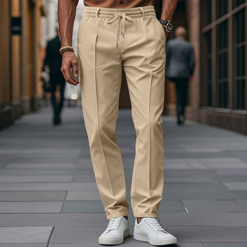 Herren lässige Jogginghose mit elastischem Bund und praktischen Seitentaschen Drune