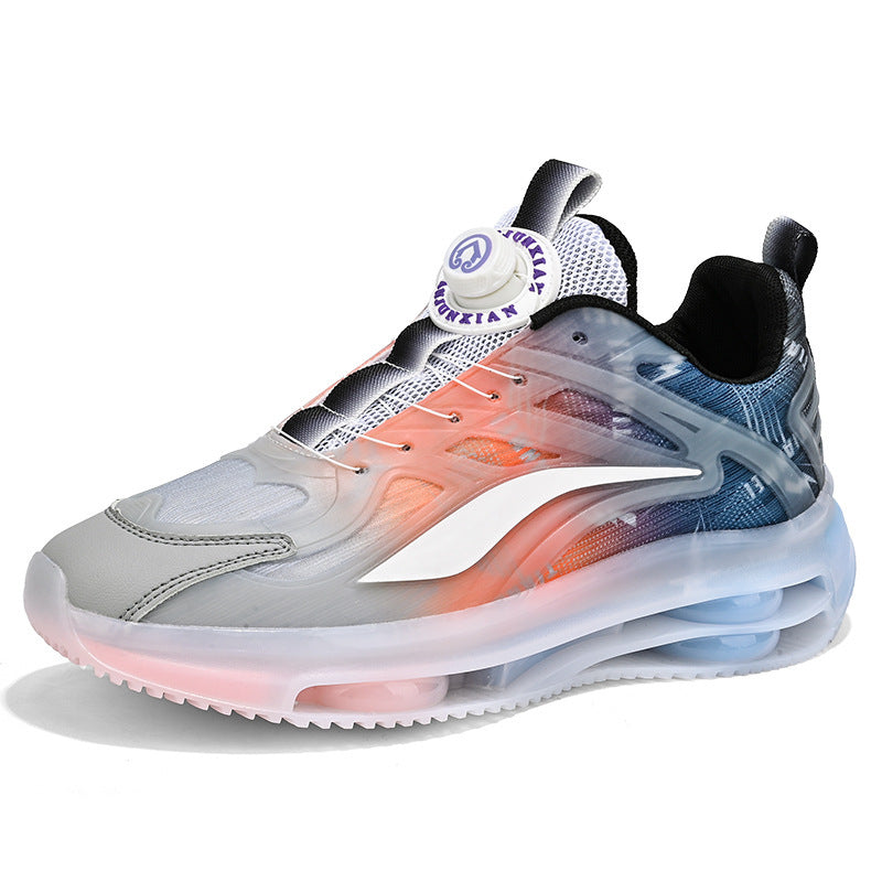 Unisex Transparente TPU-Sneaker mit sichtbarer Luftkammer und gradientem Mesh-Obermaterial Drune