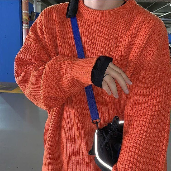 Damen Bequemer Oversized Strickpullover Drune