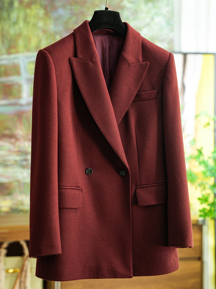 Damen Designer Doppeltbreasted Blazer Drune