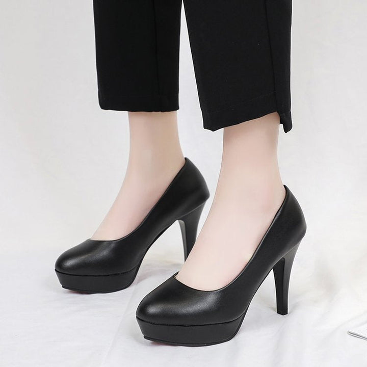 Damen elegante Plateau-Pumps mit komfortablem Sitz und hohem Absatz Drune