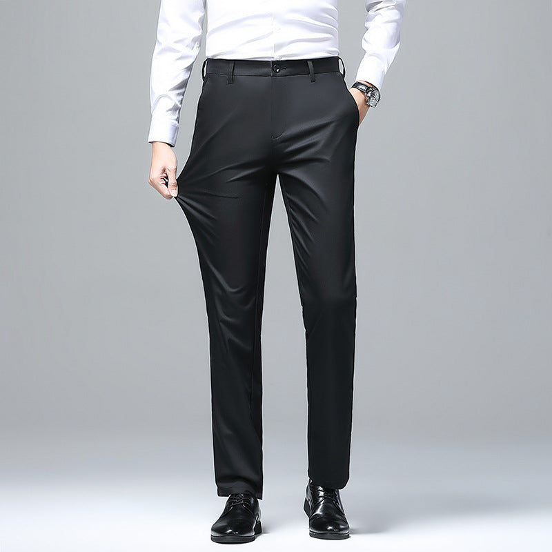 Herren Elegante Slim‑Fit Chino‑Hose mit Bügelfalte und Stretchkomfort Drune