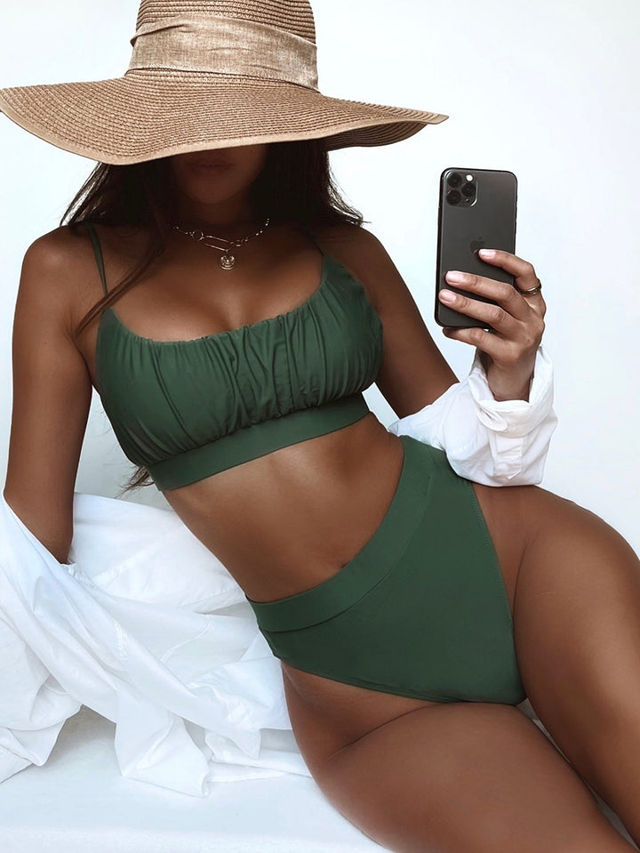 Damen Hochgeschnittener Bikini Drune