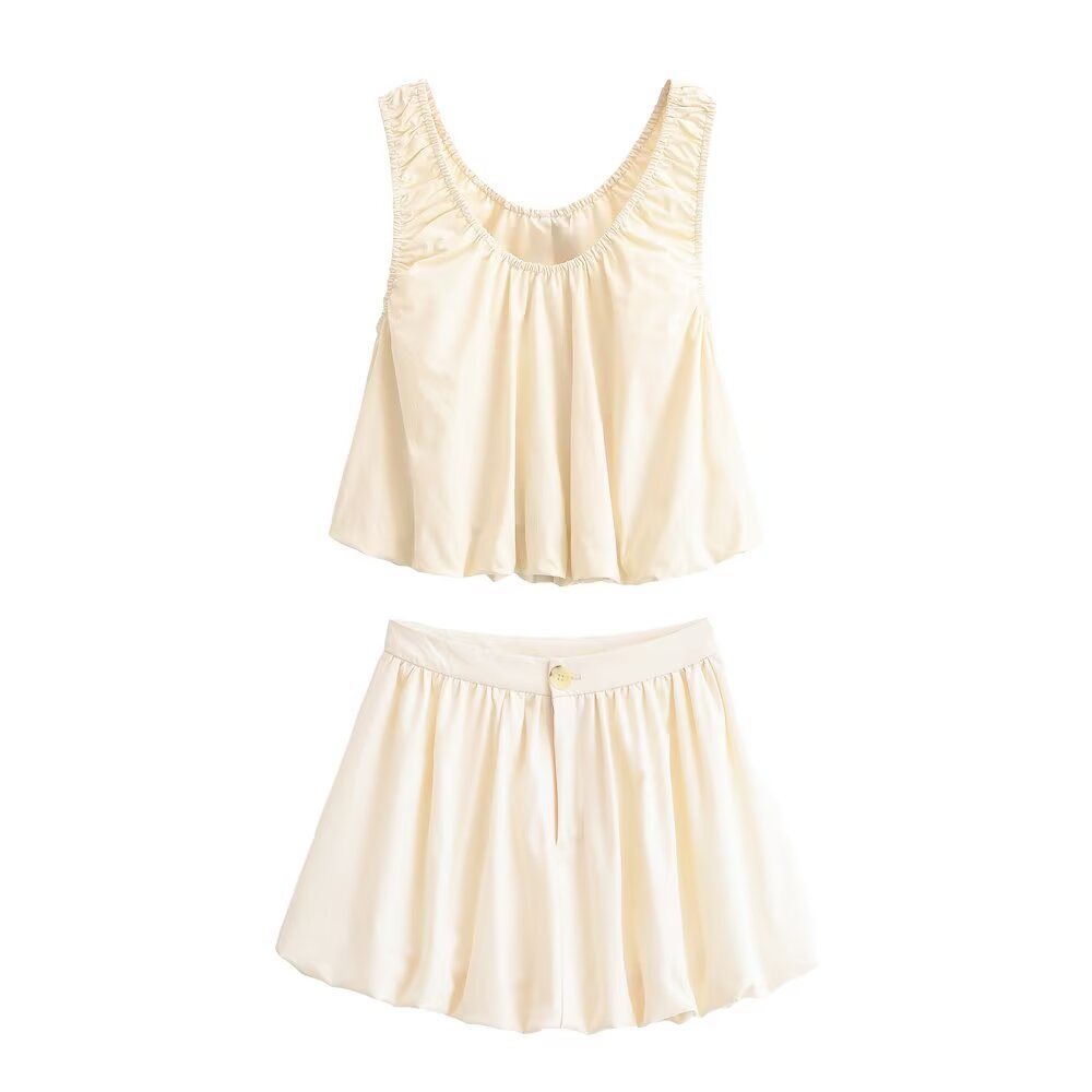 Damen Faltenrock mit elegantem Schnitt und zartem Stoff Drune
