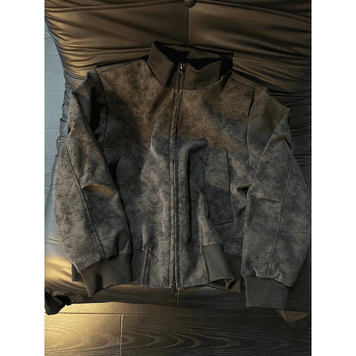 Herren Modische Bomberjacke aus luxuriösem Material Drune