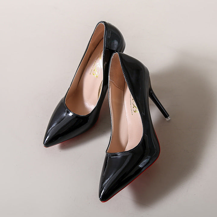 Damen elegante Stiletto-Pumps mit modischer Spitzenform Drune
