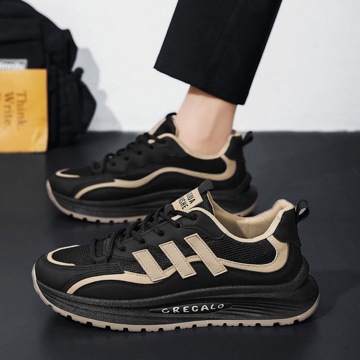 Herren Sportlicher Retro-Chunky Sneaker mit dicker EVA-Laufsohle und atmungsaktivem Mesh-Upper Drune