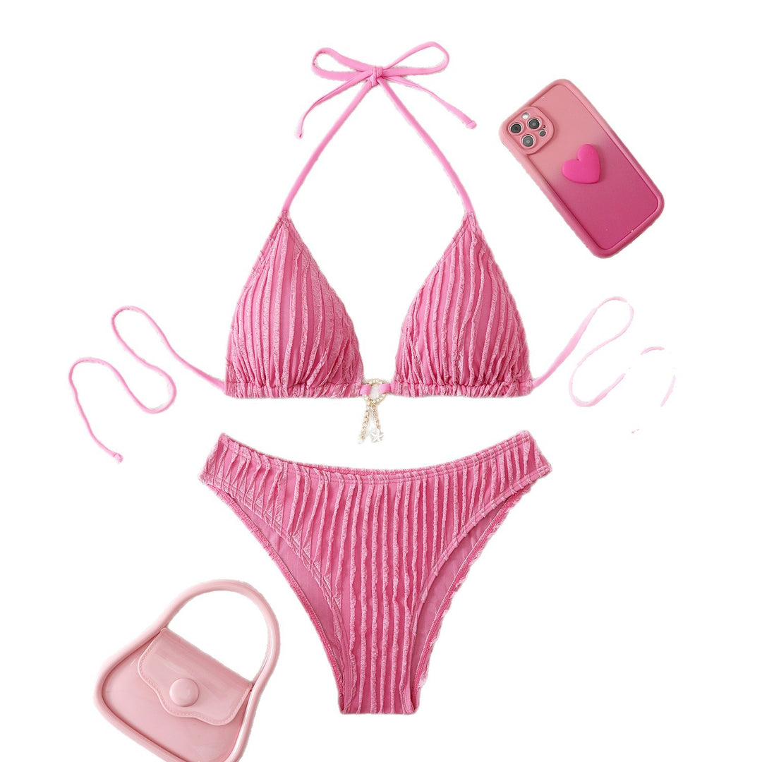 Damen Triangel-Bikini mit strukturiertem Design Drune