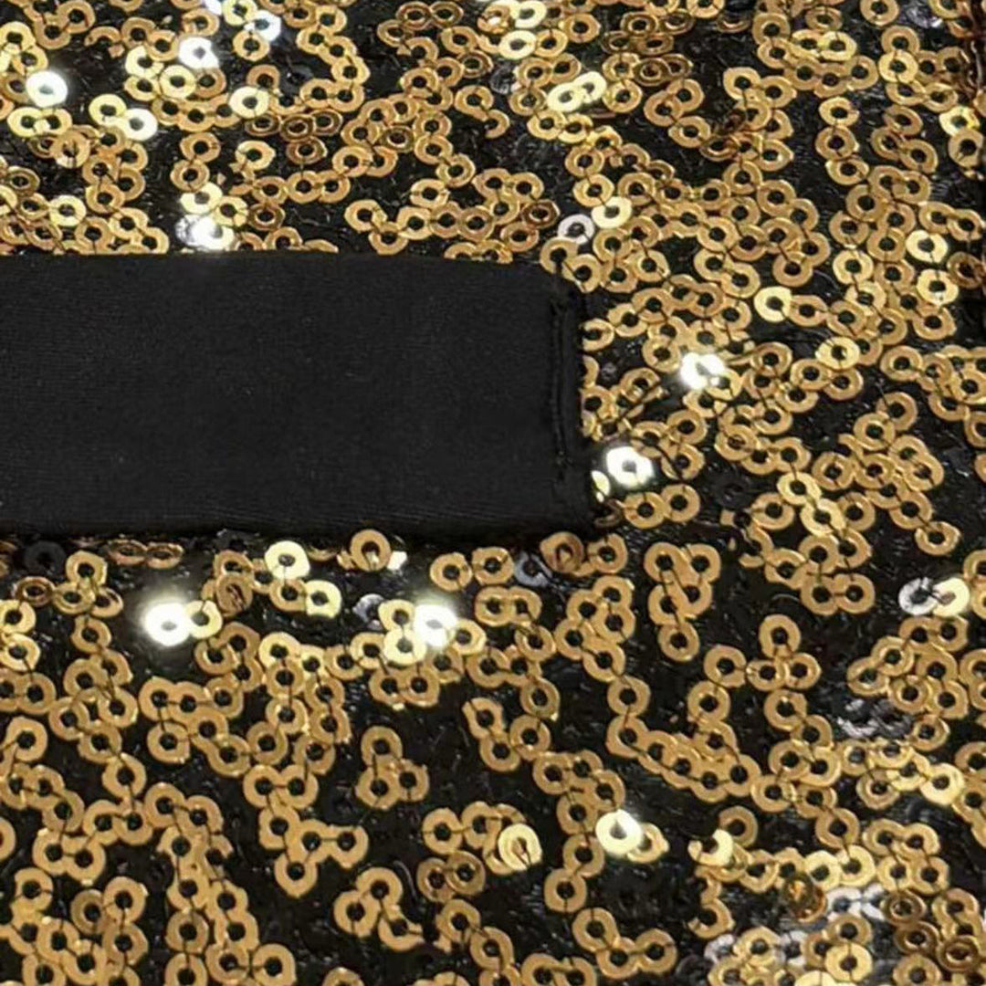Herren Glitzernde Festtagsweste Drune