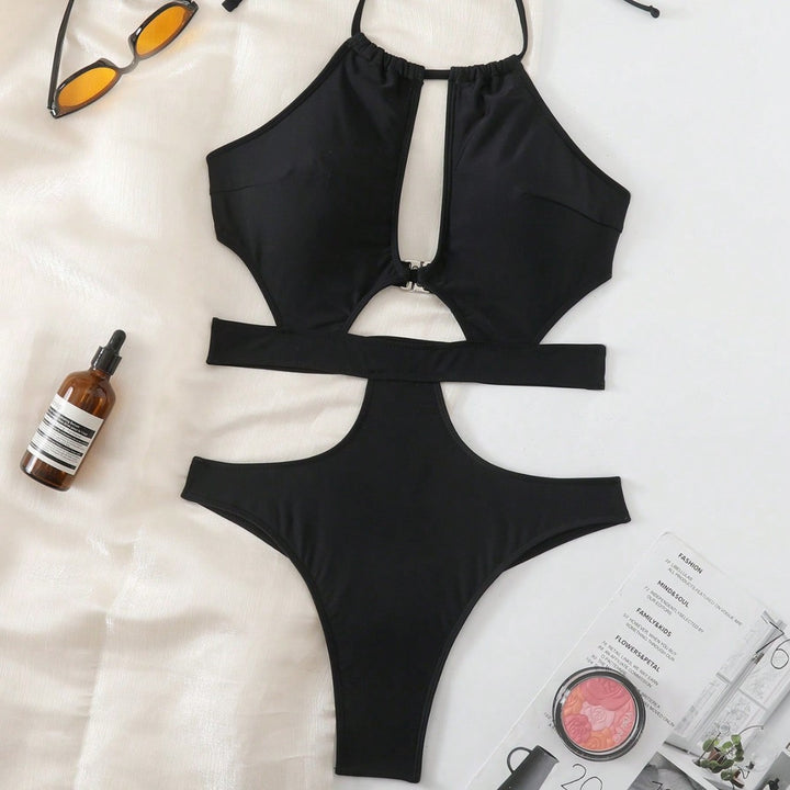 Damen Triangel-Bikini mit modischem Silhouette Drune