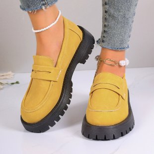 Damen Loafer mit modischem Bund und rutschfester Sohle Drune