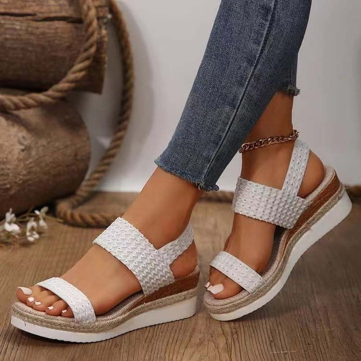 Drune | Bequeme Sommer Plateau Sandalen Mit Keil Für Frauen