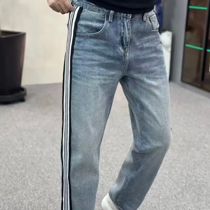 Herren Jeans mit seitlichen Streifen Drune