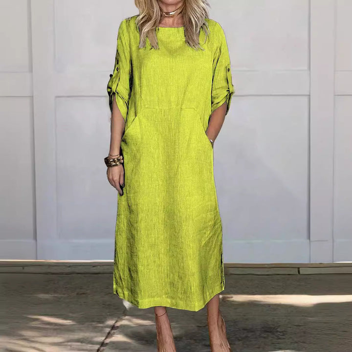 Damen Leichte Sommerkleid Drune
