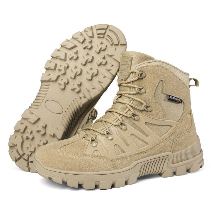 Damen robuste Wanderstiefel mit griffiger Profilsohle Drune