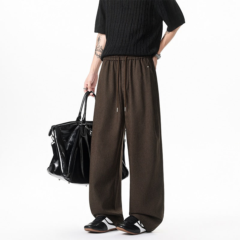 Damen Palazzo-Loungehose mit Tunnelzug und extra weitem Bein Drune